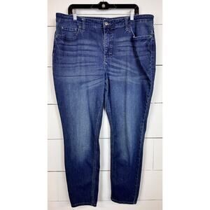 Lee Riders Mid-Rise Skinny Jeans Women's Size 20 Long